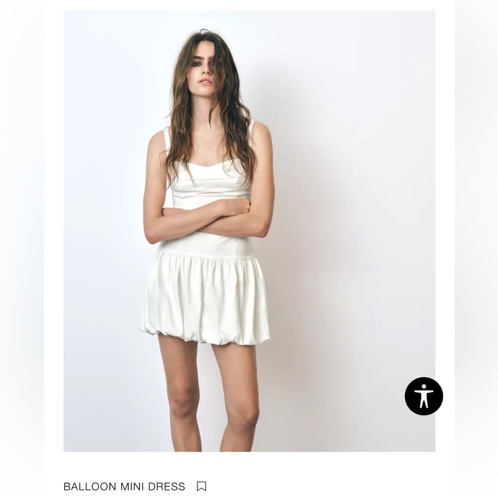 Zara white dress